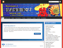 Tablet Screenshot of bandidoscafe.com
